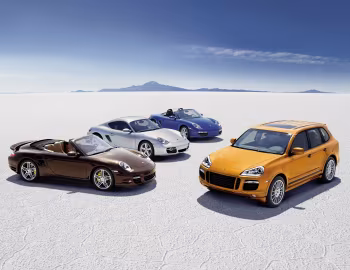 Porsche Cayman S, Porsche Boxster, Porsche 911 Turbo Cabriolet, Porsche Cayenne GTS