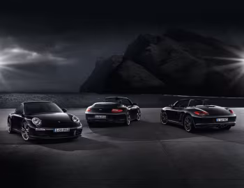 Porsche 911 Coupe "Black Edition", Porsche 911 Cabriolet "Black Edition", Porsche Boxster S "Black Edition"