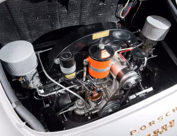 Bajo el capó 1958–59 Porsche 356A 1600 Super Coupe by Reutter [North America] (T2) '1957–59