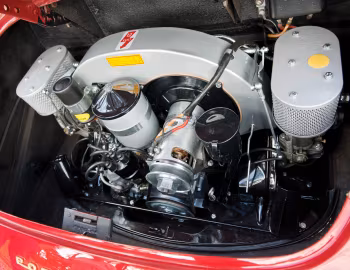 Bajo el capó 1959 Porsche 356A 1600 Super Roadster by Reutter [North America] (T2) '1958–59