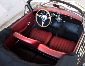 Interior Porsche 356B 1600 Super 90 Cabriolet by Reutter [Worldwide] (T6) '1962–63