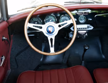 Panel frontal Porsche 356B 1600 Super 90 Cabriolet by Reutter [Worldwide] (T6) '1962–63