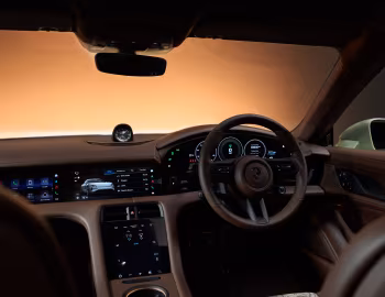 Interior Porsche Taycan Turbo S Sport Turismo "Soho House One" [UK-spec] '06.2026