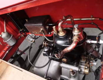 Sob o capô 1902 Warwick 6 HP Four-seater Stanhope
