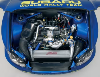 Sob o capô Subaru Impreza WRC (GD) '2003–04