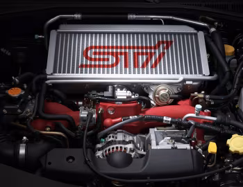Sob o capô Subaru Impreza WRX STi Prodrive Style (GDB) '2001–02