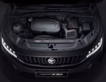 Sob o capô Proton X90 '03.2023–pr.