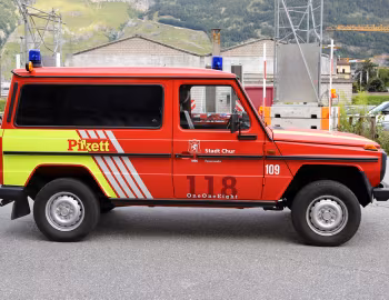 Puch 230 GE Worker Feuerwehr-Pikettfahrzeug [Switzerland] (460) '1990