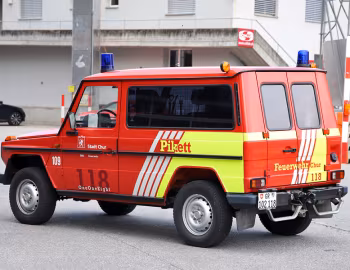 Puch 230 GE Worker Feuerwehr-Pikettfahrzeug [Switzerland] (460) '1990