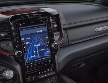 Interior 2019 Ram 1500 Rebel "12" Crew Cab (DT) '2018–19