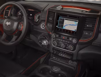 Interior 2019–21 Ram 1500 Rebel Quad Cab (DT) '2018–21