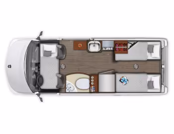 Інтер'єр 2021–н.ч. Roadtrek Zion Slumber '10.2020–н.ч.