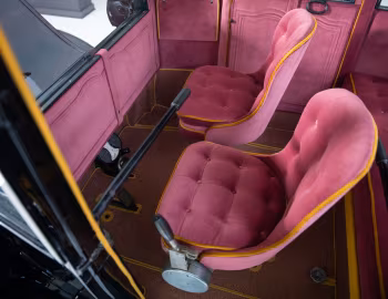 Interior 1915 Rauch & Lang Model J-5 Dual Control Coach