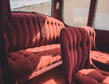 Interior 1916 Rauch & Lang Model JX-6 Dual Control Coach