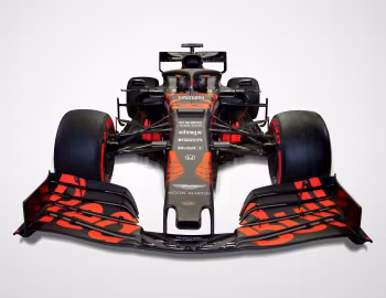 Red Bull RB15 with a special shakedown livery '02.2019