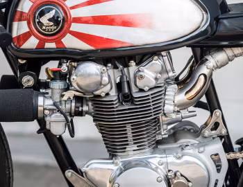 Bajo el capó 1966 Honda CB450 "Tribute to Japan" by Krugger Motorcycles '2013