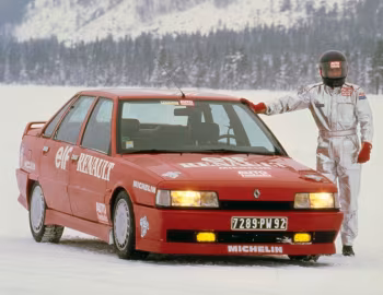 Renault 21 Turbo Ice Record Car '1988