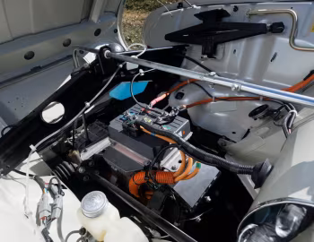 Sous la capuche Renault 4L e-Plein Air Concept '2019