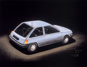 Поисковый эскиз Renault 5, 1967 г.
