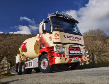 Renault C 380 6×4 rigid Day Cab with McPhee mixer body [UK-spec] '2021