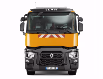 Renault C 460 6×2 rigid Day cab with sewer cleaning equipment '2015–pr.