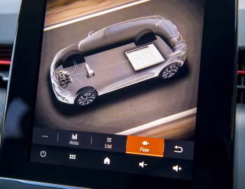Интерьер Renault Clio E-TECH [UK-spec] '2020–23