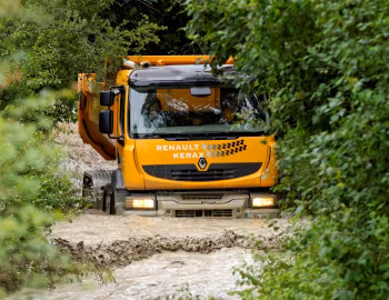 Renault Kerax 520 DXi 8×4 Meiller Muldenkipper '2008–14