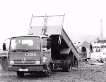 Renault Midliner S 140 Turbo tipper [UK-spec] '1990–93