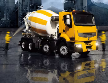 Renault Premium Lander 430 8×4 with CIFA mixer body '2006–13