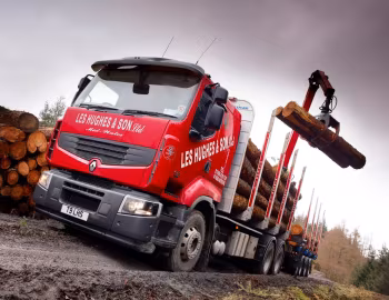 Renault Premium Lander Logging Truck [UK-spec] '2006–13