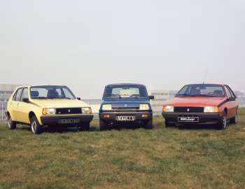 Renault 5 GTL 5-door, Renault Fuego GTS, Renault 14 TS