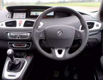 中控台 Renault Scénic [UK-spec] (JZ) '2009–01.2012