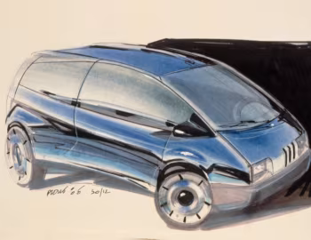 Поисковый эскиз Renault Twingo, 1992 г.