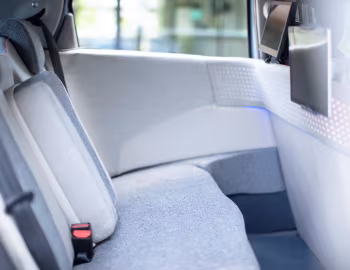 Interior Renault Zoe Robot Taxi Experimentation Vehicle '2018