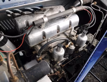 Under the hood Riley 12/4 Special '1935