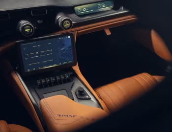 Интерьер Rimac Nevera '2021–н.в.
