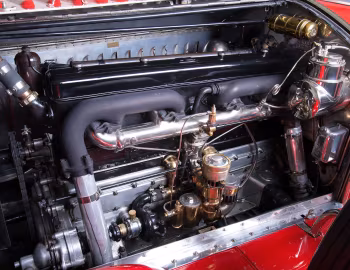 Пад капотам Rolls-Royce Phantom I Tourer '1925