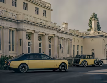 Rolls-Royce Phantom EWB "Goldfinger", Rolls-Royce Phantom III Sedanca de Ville by Barker