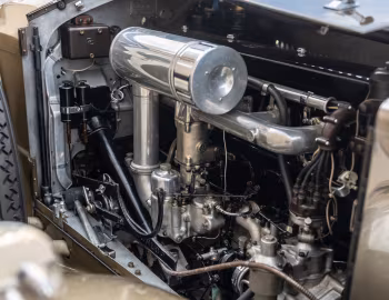 Sous la capuche Rolls-Royce Phantom II Continental Drophead Coupe by Thrupp & Maberly (#3MW) '1933