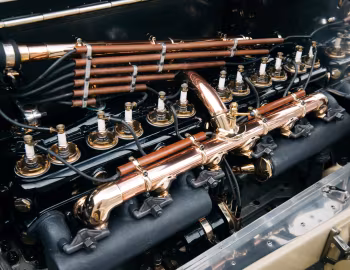 发动机舱 Rolls-Royce Silver Ghost 40/50 HP Barker Roi-des-Belges "The Silver Fairy" (970) '1909