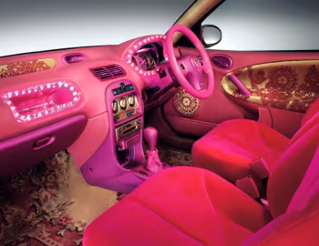 Intérieur Rover 25 Art Car by Matthew Williamson '2002
