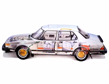Saab 900 Turbo Sedan '1984–89