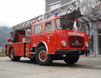 Saurer 5DF Autodrehleiter Metz '1973