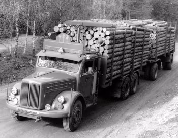 Scania-Vabis LS71-50 Regent timbertruck '1954–58