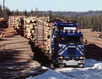 Scania 143H 500 6×2 rigid timber truck '01.1991–94