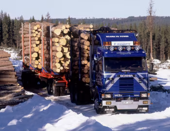 Scania 143H 500 6×2 rigid timber truck '01.1991–94