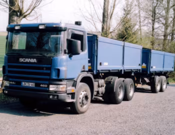 Scania P144 CB6×4 460 Dreiseitenkipper [Germany] '1995–2001