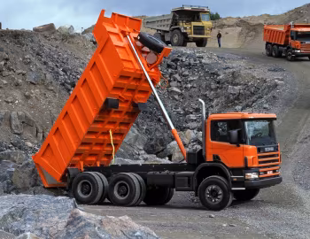 Scania P94C 310 6×4 rigid with tipper body '1996–2004