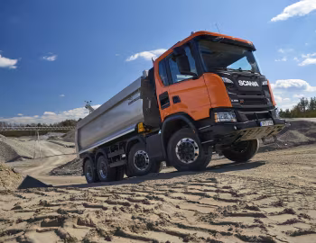 Scania G 450 XT 8×4 rigid with Meiller tipper body '2017–pr.