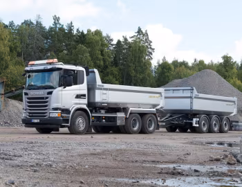 Scania G450 Streamline 6×4 rigid Day cab with Sörling-Ilsbo Goldstar tipper body '2013–н.в.
